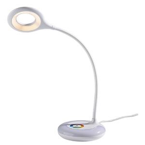 Adesso LED Desk Lamp Color Changing Base! With USB charging port